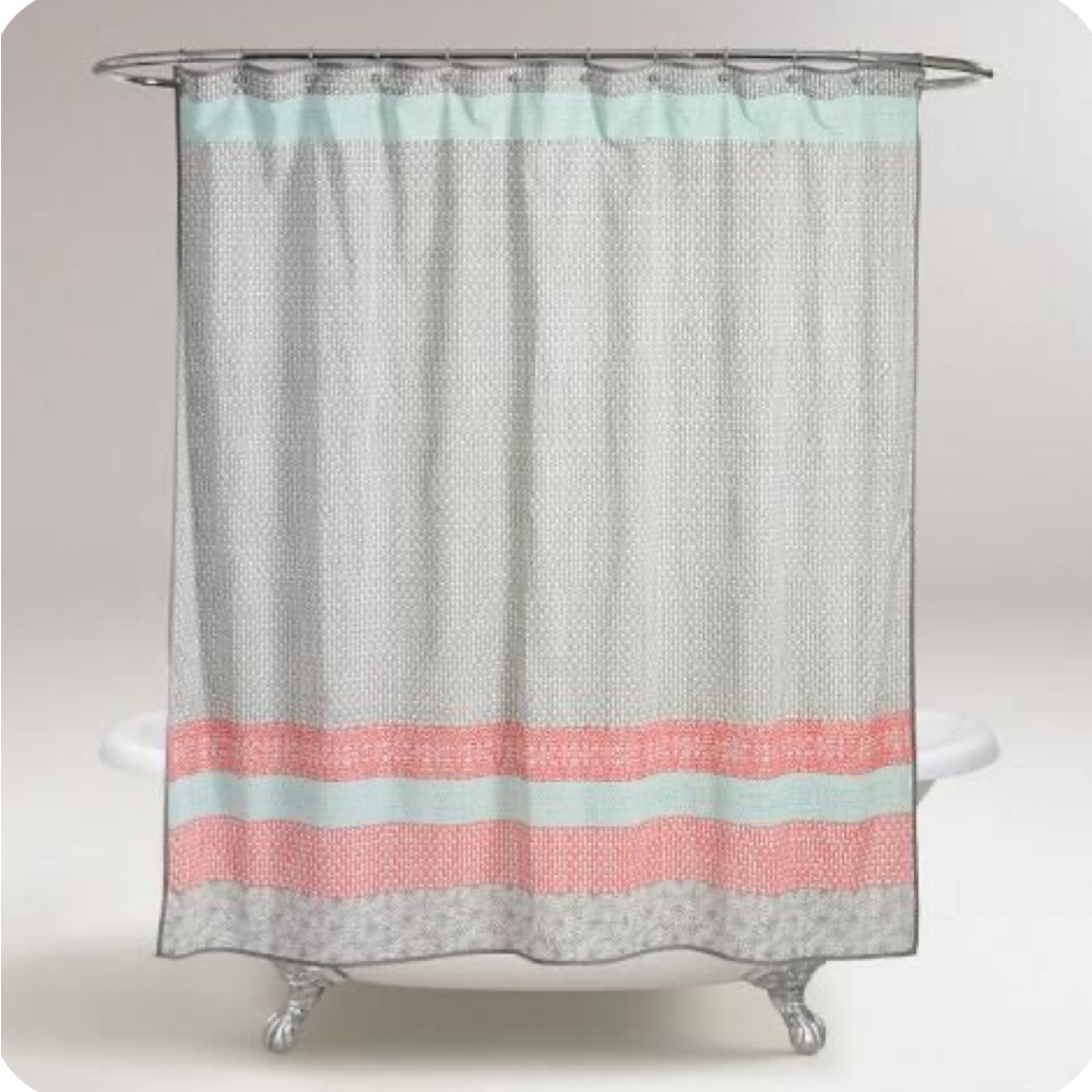 🐘 WORLD MARKET • “Dhara” Shower Curtain - Picture 3 of 10